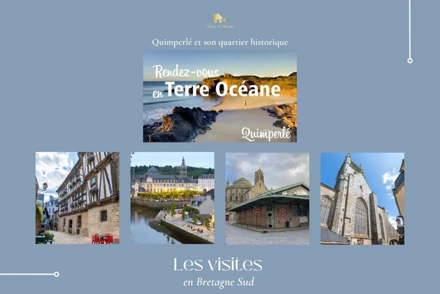L Ame Voyageuse, Raffinee, 2-8 Personnes, 15 Min Des Plages Baye  Casa de Férias Baye (Finistere)